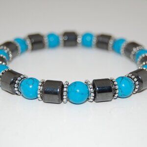 Magnetic Bracelet,Gemstone Beads,Healthy Bracelet,Pain Relief,Wellness Bracelet